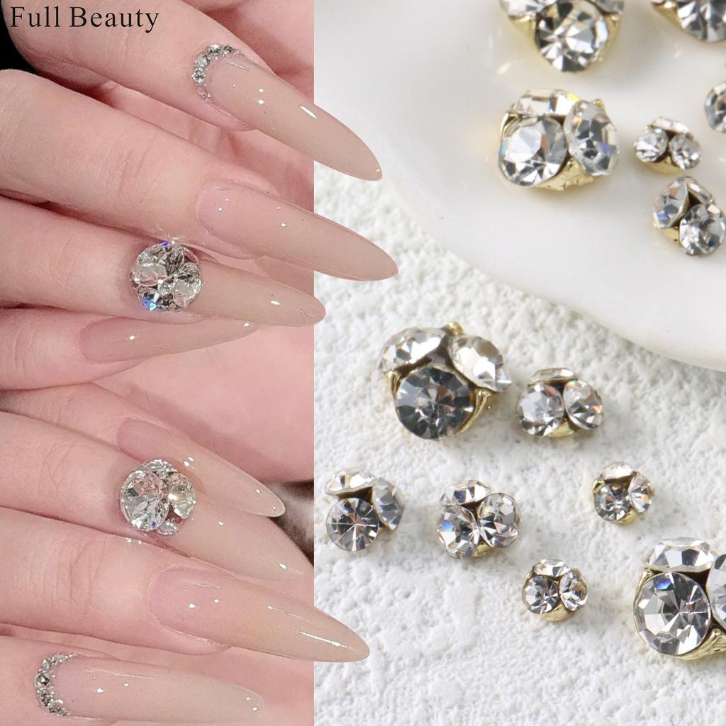 New Diamond Ball Nail Art Jewelry Mixed Shiny Pile Diamond Nail Jewelry