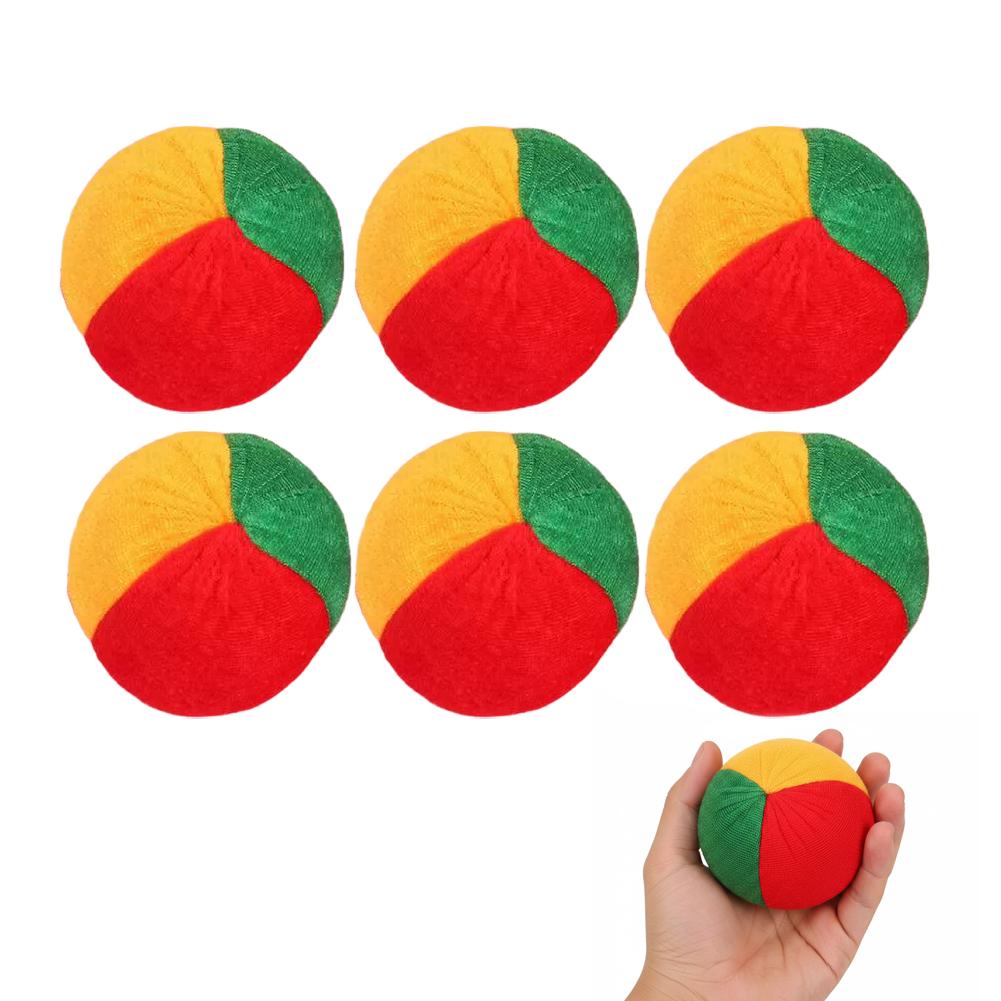 6pcs Funny Sandbag Throwing Game Mini Sandbags Rice Husks Sandbags And Balls Children s Kindergarten Competition Outdoor Toys