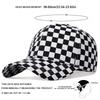 Unisex Small Grid Printing Baseball Caps Spring and Autumn Outdoor Adjustable Casual Hats Sunscreen Hat