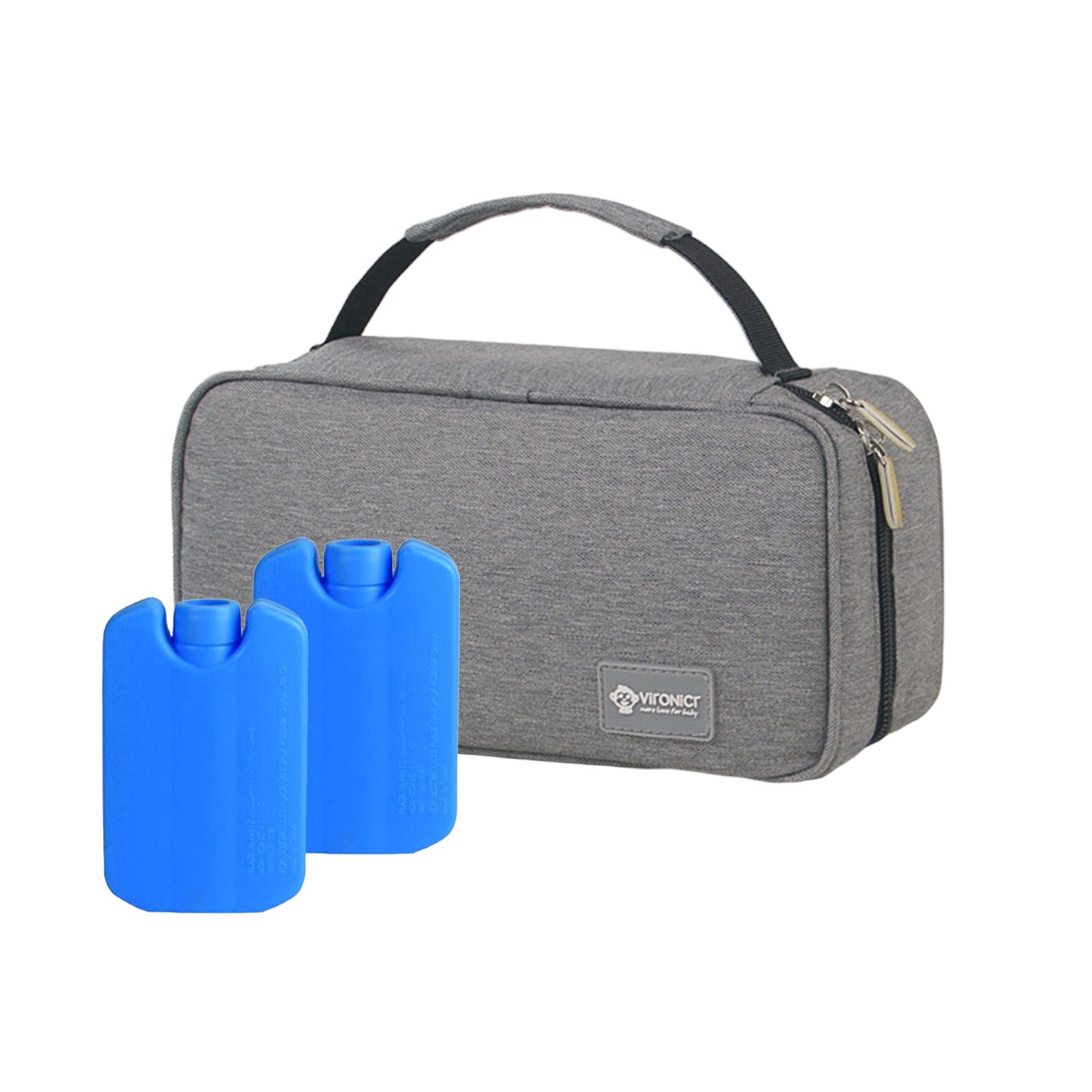 

Thermal Insulated Breast Milk Storage Organizer Bag Compact Design for Daycare Use Nursing Moms Workplace Commuting