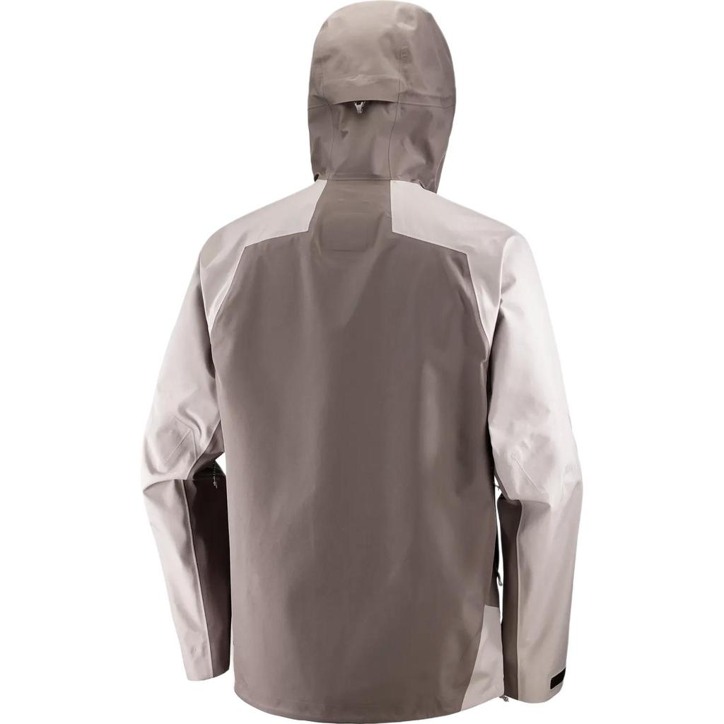 SALOMON Outline Casual Hooded Fashion Versatile Waterproof Breathable Jacket Men Jacket Iron-Grey LC2536800