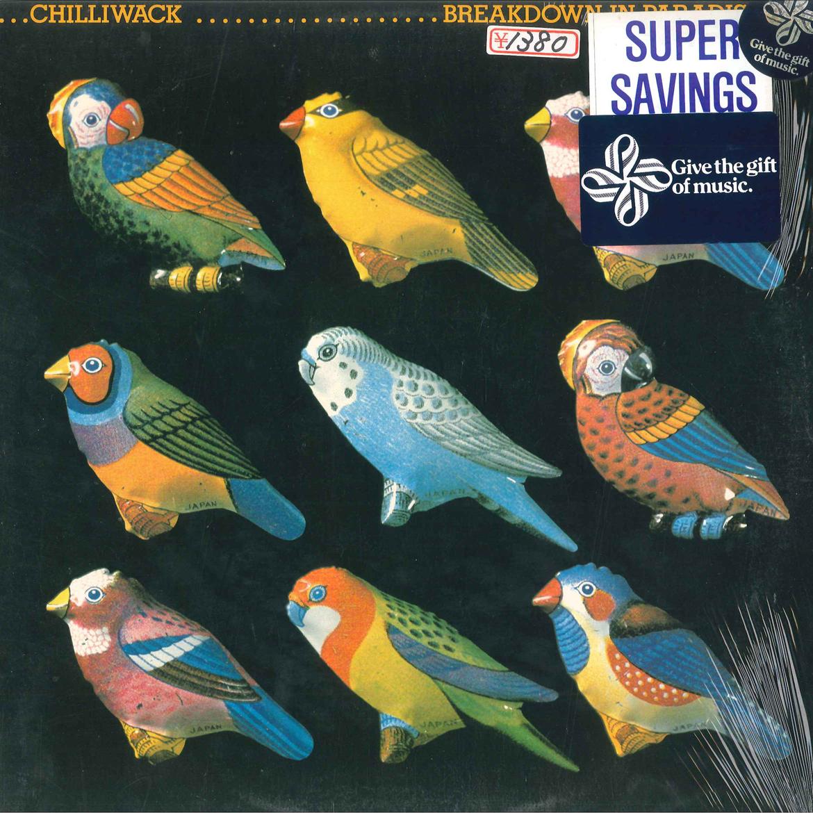 

LP Record CHILLIWACK Chilliwack MRS5015 MUSHROOM 1980 Canada Pop Used