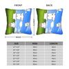 Cute GANADI Pillow Case  Custom Pillow Cover For Wedding Party Home Decor Retro Trendy Cushion Cover