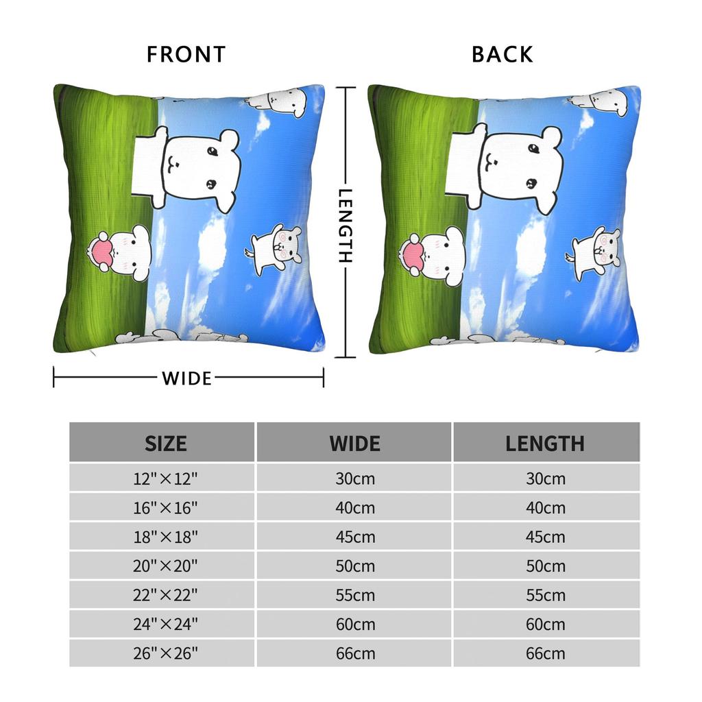 Cute GANADI Pillow Case  Custom Pillow Cover For Wedding Party Home Decor Retro Trendy Cushion Cover
