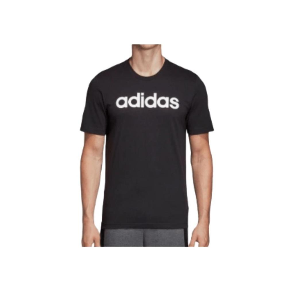 Adidas SS25 American Casual Comfortable Soft Crew Neck Short Sleeve T-Shirt Men Tops Black KA8336