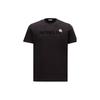Men Flocked-logo Cotton T-shirt Black H20918C000258390T999