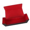 Card Storage Box Multipurpose PU Leather Large Capacity Magnetic Closure Card Deck Case for 400 Cards and Above Black