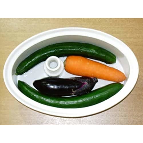 Ohno Shokai Nukadoko Water Drainer, Large, Commercial Use, Made in Japan, Porcelain