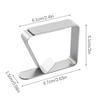 Stainless Steel Tablecloth Clamps Universal Cover Clips for Home Kitchen Restaurant And Picnic Tables