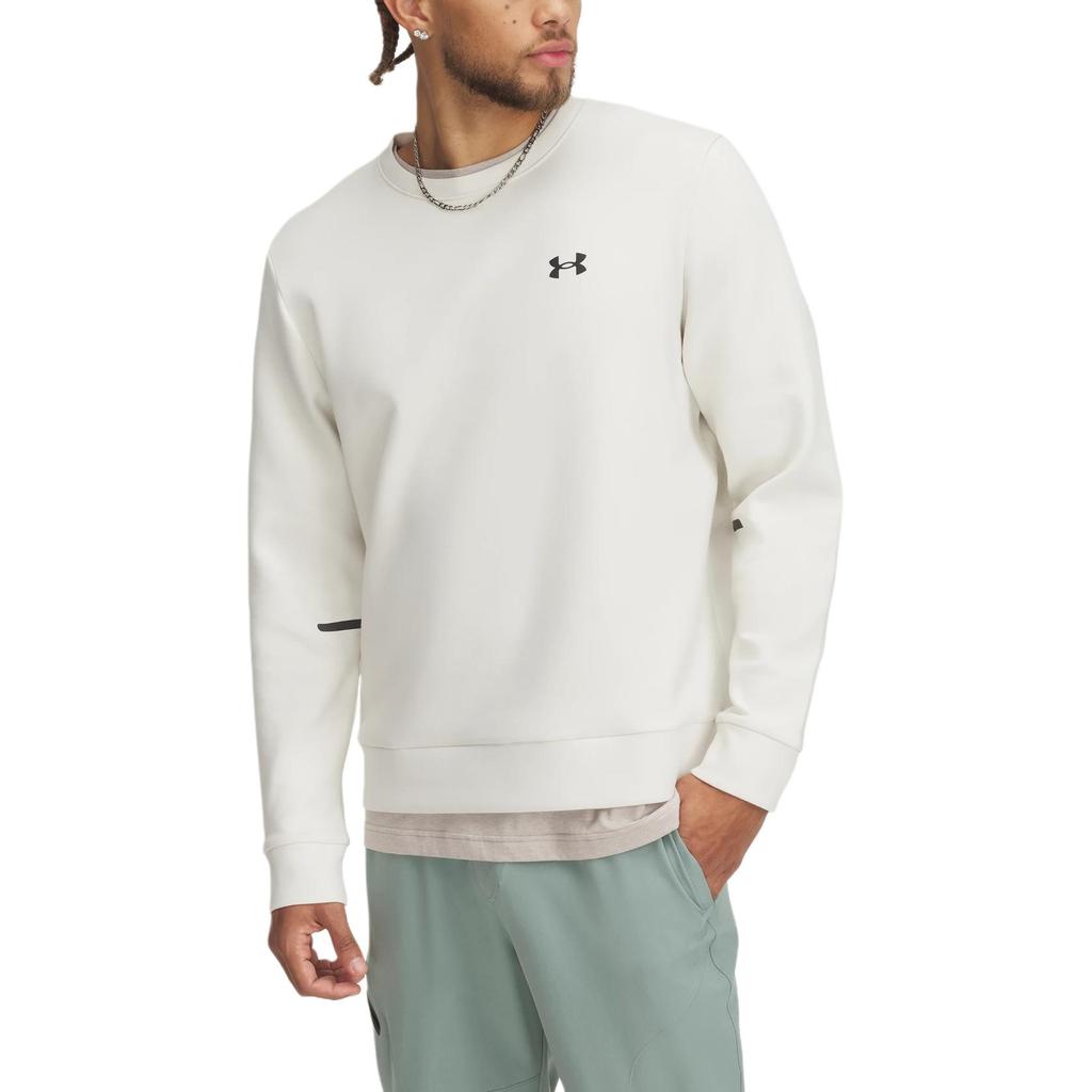 Under Armour Unstoppable Fleece Crew Sweatshirt Men Sweatshirts Rock 1381688-279