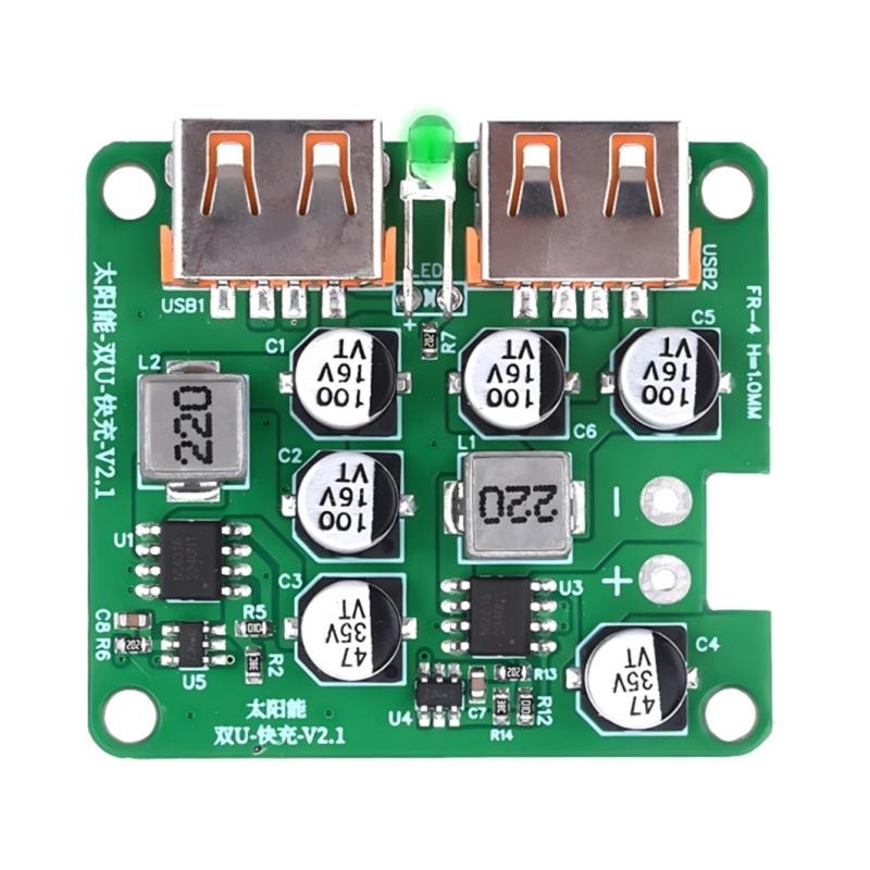 Upgraded Solar Controller 5V 9V 12V Double USB Output Port Electricity Stabilizer Solar Panel Regulator For Mobile Phone