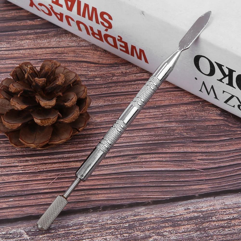 

Edge Oil Pen Roller Multifunctional Stainless Steel Brass Wheel DIY Hand Made Leather Craft Tool(Round Head )