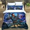 Set Biancheria da Letto Stampata The Evil Dead Set di Articoli Raffinati Copripiumino Set Piumone Letto Set Biancheria da Letto Lussuoso Regalo di Compleanno