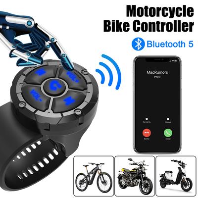 Dálkové ovládání na volantu Ovladač médií na motocyklu jízdní kolo Bezdrátové Bluetooth 5.3 přenosné autopříslušenství Tlačítko dálkového ovládání