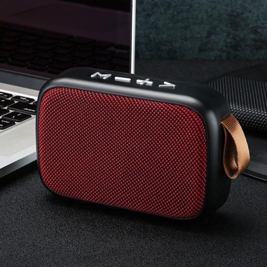 Portable Mini G2 6D Bass Bluetooth-compatible 4.2 Wireless Speaker with USB TF Card Jack Subwoofer Loudspeaker for Indoor Outdoor