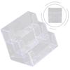 Transparent Business Card Case  Acrylic Card Storage Box Multi-Layer Business Card Holder Capacity For Exhibitions