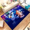 Cartoon B-Bluey Family Dog Living Room Non-Slip Area Rug Soft Carpet for Bedroom  Playroom Sofa,Home Decor Doormat Gift