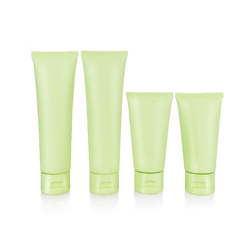 50ml 100ml Grüne Nachfüllbare Quetschflaschen Kosmetisch Leer 5 Stück für Lotion Creme Make-up Reiseaufbewahrung