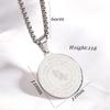 European Retro Hip Hop Titanium Pendant Necklace