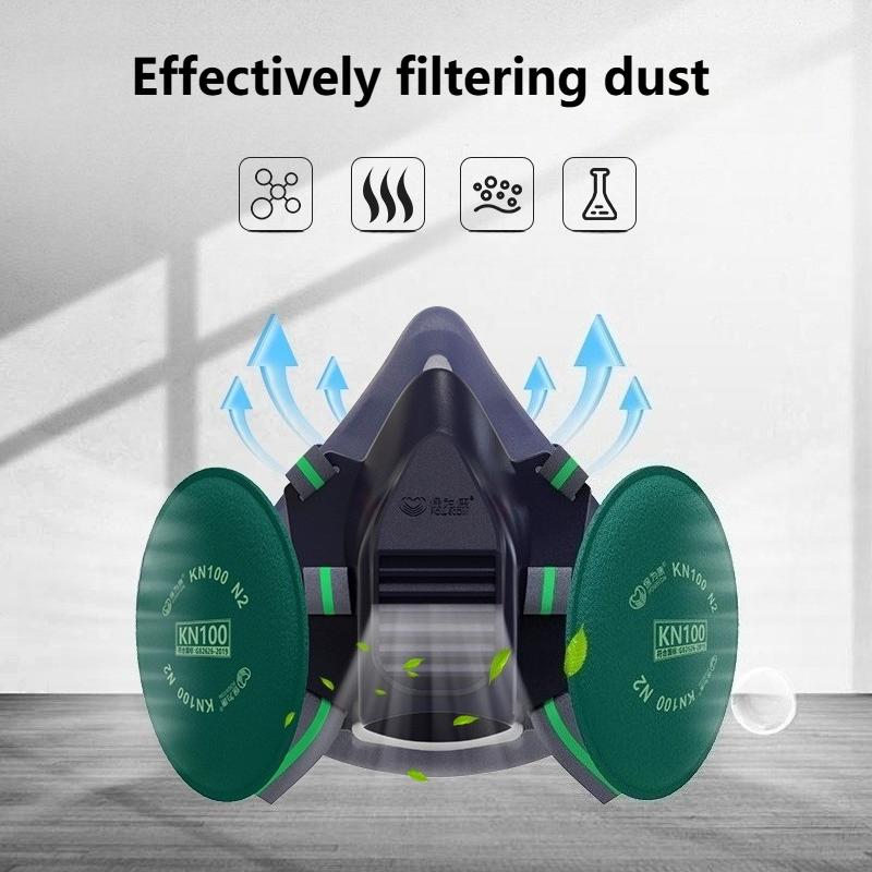 Protective Mask Dust Mask Anti-particle Filter Industrial Dustproof Respirator for Industrial Dustproof Security Protection Tool