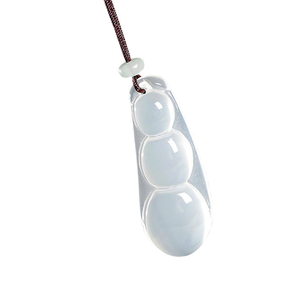 Stunning Natural Chalcedony Pendant Necklace Ethnic Style Clavicle Chain Jewelry Suitable For Women And Gifts