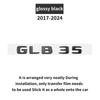 Suitable for  GLB CLASS X247 GLB35 GLB200d GLB250 AMG 4MATIC Tail   Glossy Black Silver
