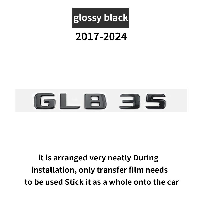 Suitable for GLB CLASS X247 GLB35 GLB200d GLB250 AMG 4MATIC Tail Glossy Black Silver