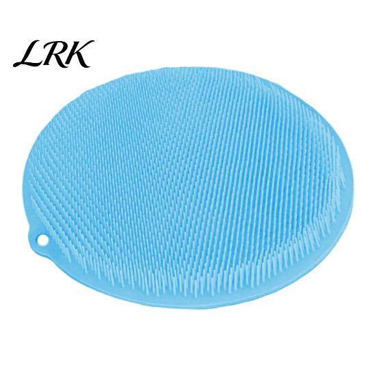Silicone Foot Scrubber Mat with Anti-Slip Suction Cups, Ultra Soft Bristles Bath Bristle Brush, Wall Mounted Cleaner for Deep Cleaning And Massage