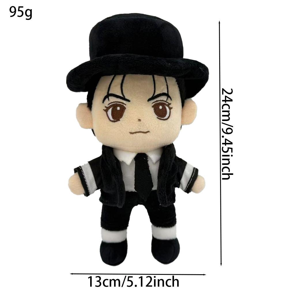 Michael Jackson Plush Doll Star Music Memorabilia With Soft Short Pile For Fans чёрный