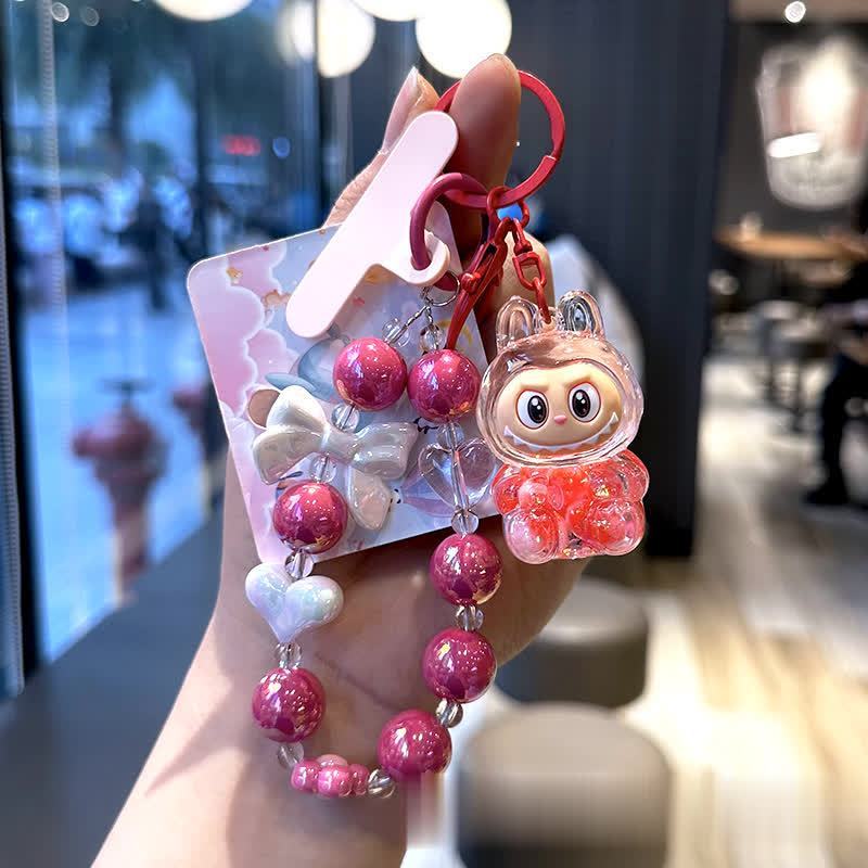 

Серия Лабубу Смола Мультяшный Брелок Креативный Мобильный Телефон Бусина Парная Подвеска