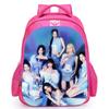 Babymonster Member Name Collage, Schoolbag, Elementary School Backpack, Korean Group Support Pink Backpack
