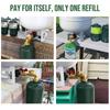 Adjustable Gas Tank Connector Leak-proof Explosion-proof Gas Tank Refill Adapter 90 Degree Elbow with Valve Gauge