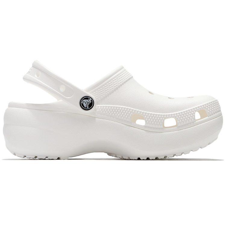Crocs Classic Platform Clog White Women's 206750-100