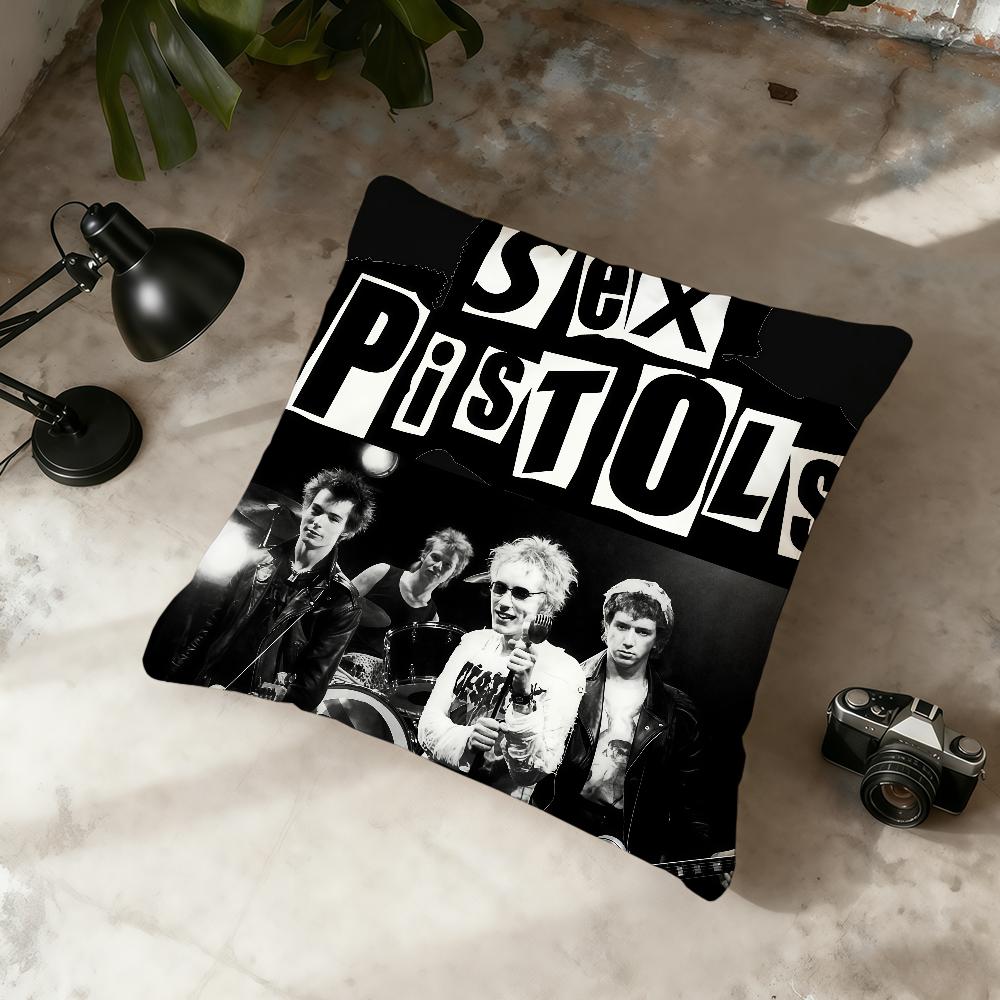 S-Sex P-Pistols-ES Bank cushion cover Home Office Convenient Nordic Simplicity Hit With Zipper Cushion Cover