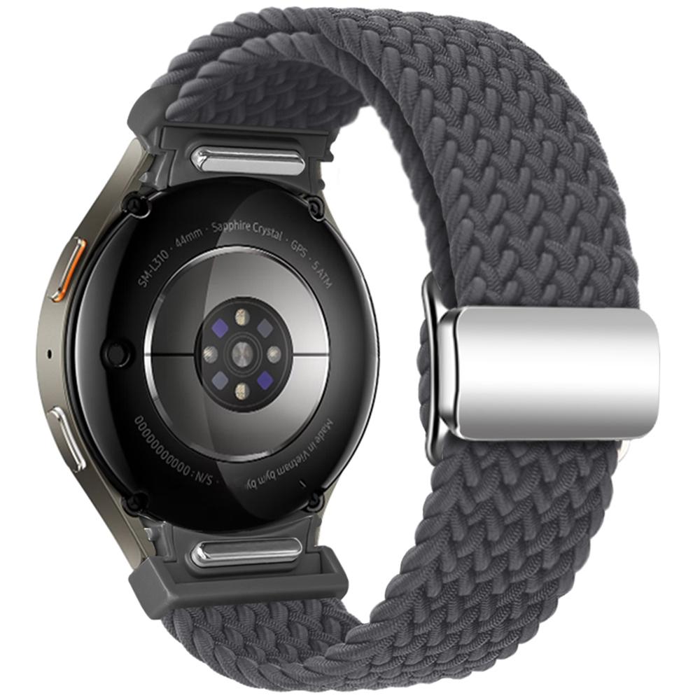 For Samsung Galaxy Watch FE 40mm/Watch7/6/6 Classic/5/5 Active/5 Pro/4/4 Classic/4 Active Braided Watch Band Magnetic Strap