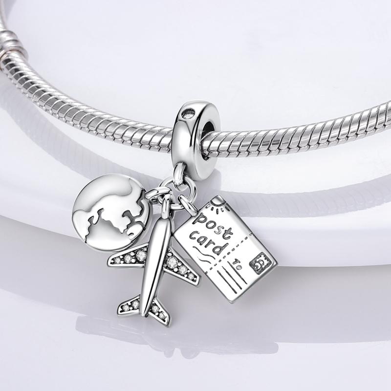 Copper Love Football Cup Charms Bead Family Travel Beer Sport Pendants Fit Bangle Bracelet Necklace Jewelry