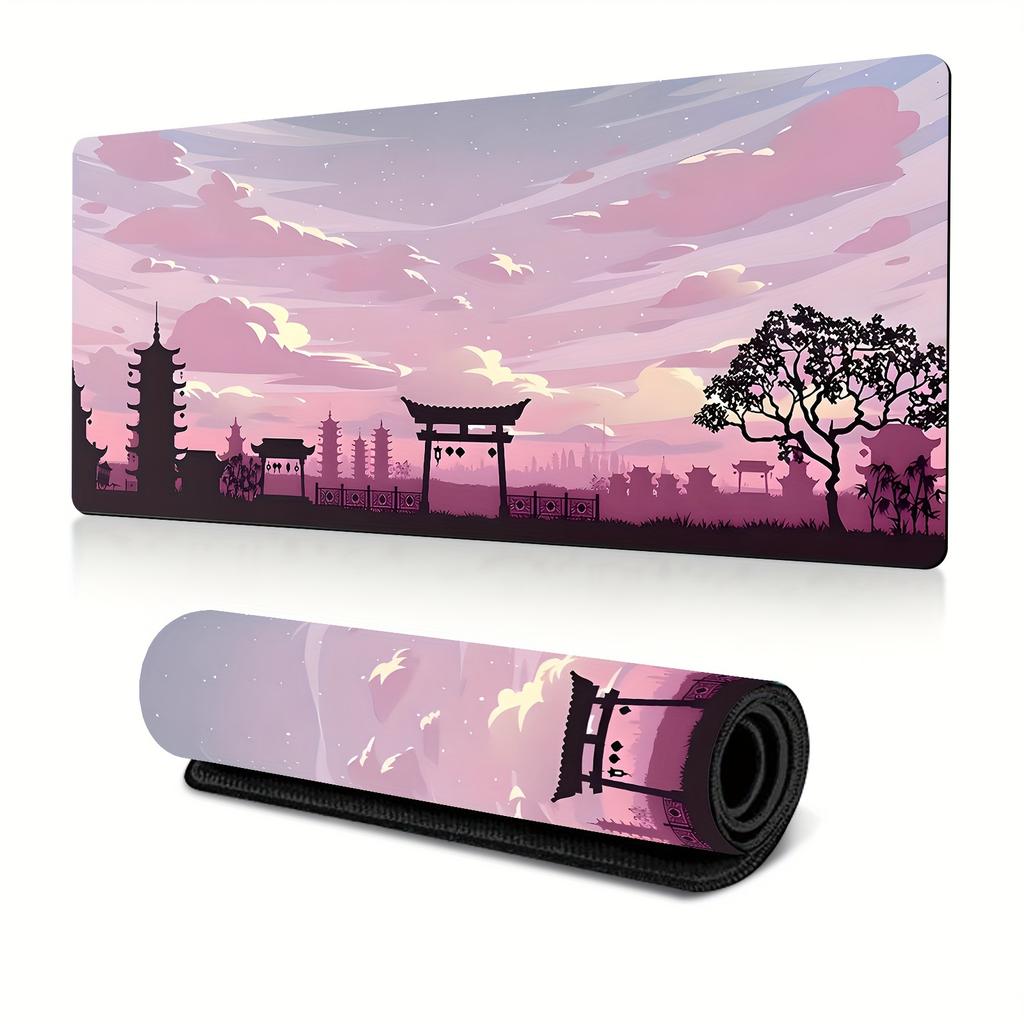 Large Mouse Pad Desk Mat Home Office Gaming Mousepad Extended Desk pad Computer Keyboard Mouse Mat Non-Slip Desk Accessories