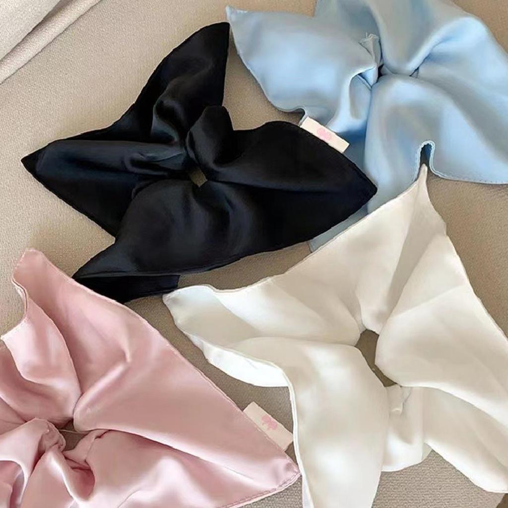 Sweet Design Square Large Elastic Rubber Band Female Hair Ties Ponytail Holder Hair Band Headrope Temperament Hair Accessories