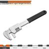 Large F-Type Adjustable Multi-Function Wrench, Right Angle Pipe Wrench, Chrome Vanadium Steel
