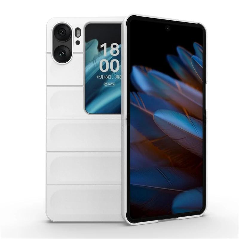 Case For OPPO Find N2 Flip 5G Global Back Cover Phone Case Liquid Silicone Anti-fall Shockproof Armor Find N2 Cases Funda Coque