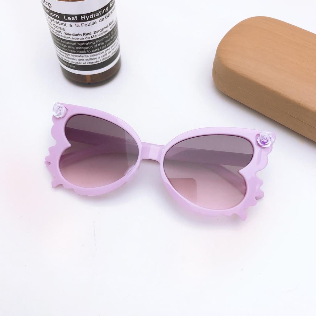 Women'S Light Luxury Diamond-Encrusted Glasses, Advanced Concave Sunglasses, Children'S Uv-Proof Sunglasses