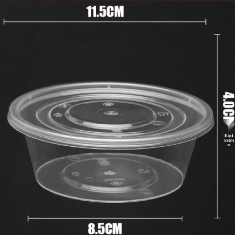 

Handun Disposable Thickened Leak-Proof Transparent Bowls