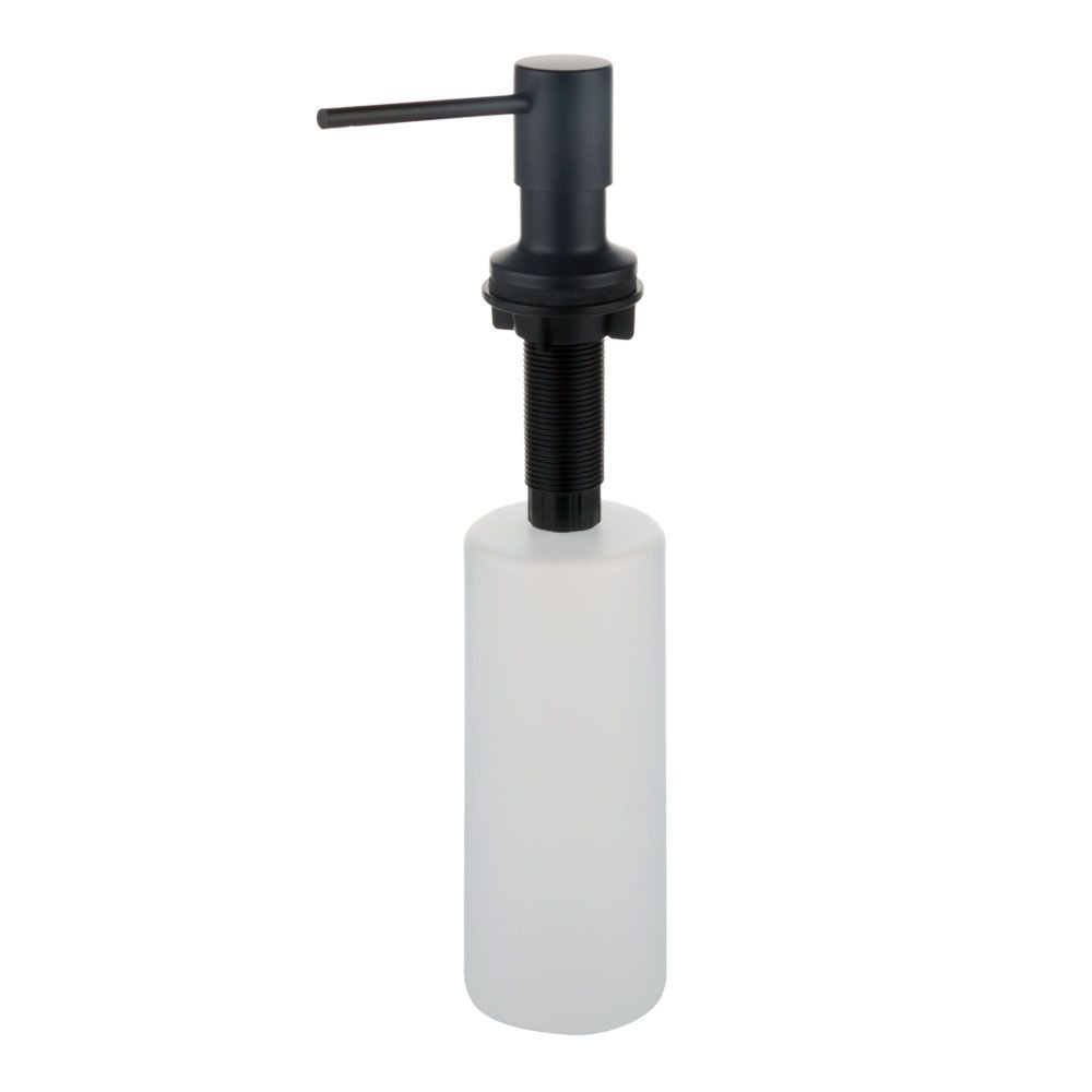 350ML Metal Foam Soap Dispenser Pump Rectangle Kitchen Dishwasher Liquid Manual for Sink