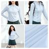 MJ STYLE Women's Quick-Dry Half-Zip Long-Sleeve Sport Top