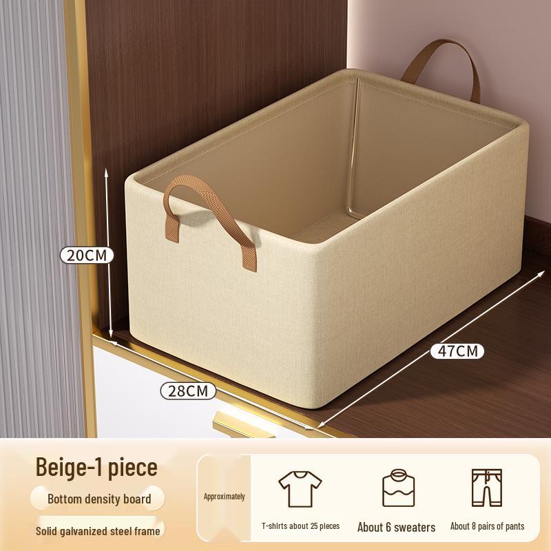 Japanese Style Transparent Foldable Storage Box for Clothes, Pants, Sweaters, and Toys