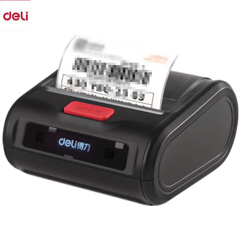 Deli GE365W Portable Thermal Label Printer CN plug (adapter included)