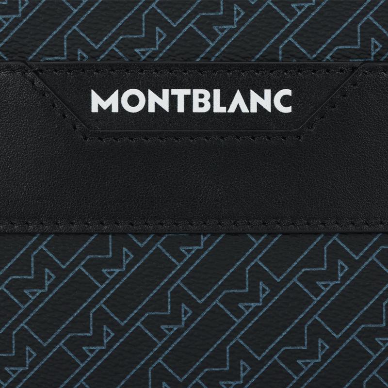 Montblanc M_Gram 4810 Series Canvas And Leather Briefcase Clutch Men Bags Blue Black 127429