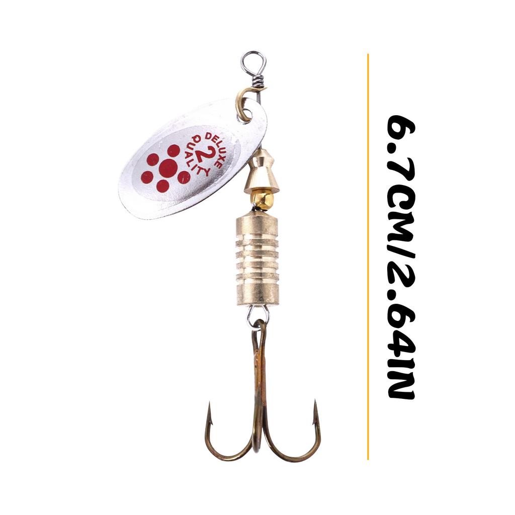 Rotating Metal Bright Fish Hook  Rotating Iron Piece