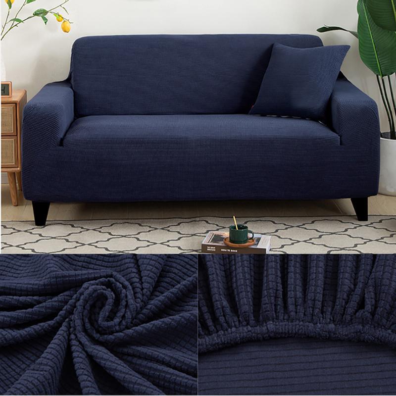 Elastic Sofa Covers For Living Room Fabric Slipcovers Protector Home Decor 1/2/3/4/5 Seater L-Shaped Seater Stretch Fabric