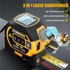 Laser Tape Measure Meter Building Measurement Device 3in1 Laser Rangefinder 5M Tape 60M Laser Measure with LCD Digital Display